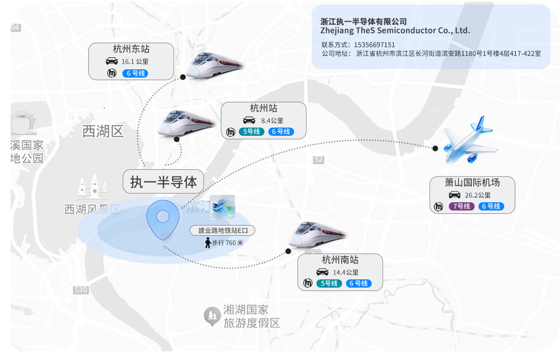 浙江执一半导体有限公司位置
